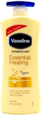 Vaseline Intensive Care Essential Healing Moisturizing Body Lotion Pump - 600mL