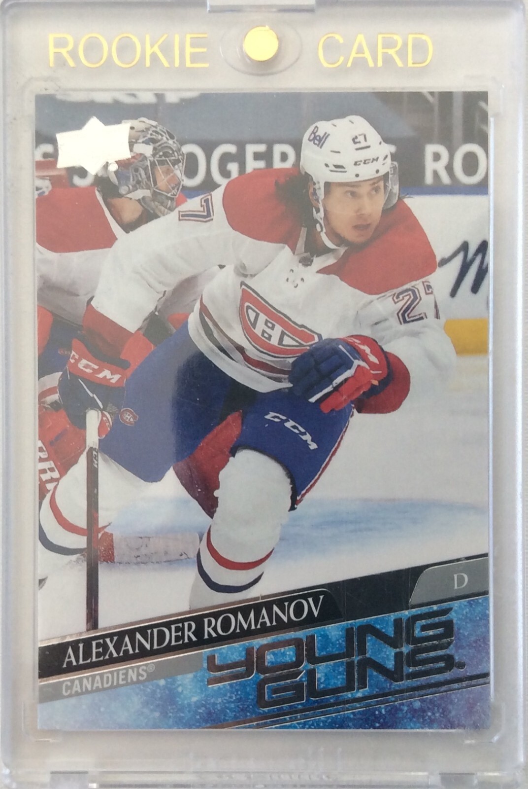 2020-21 Upper Deck Young Guns Hockey Rookie RC #455 Alexander Romanov
