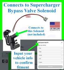 Fits Camaro Corvette Cts Supercharger Bypass Valve Solenoid Connector Plug Wires