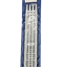 Susan Bates Quicksilver Double Point 10 1/2 US Knitting Needles 10" Yarn Hobby