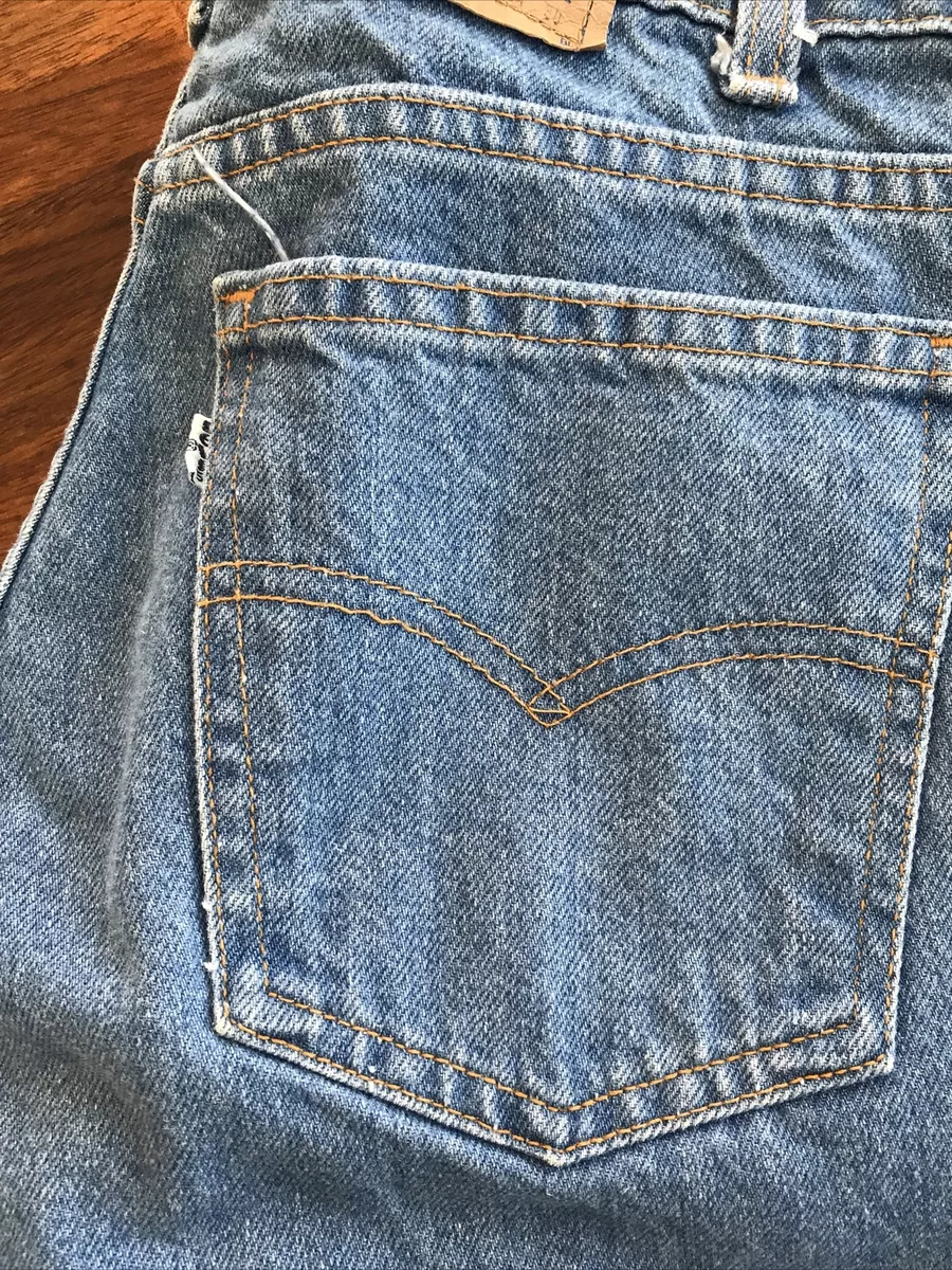 Vintage Levis White Tab Jeans USA Made 34x30 Mint Condition