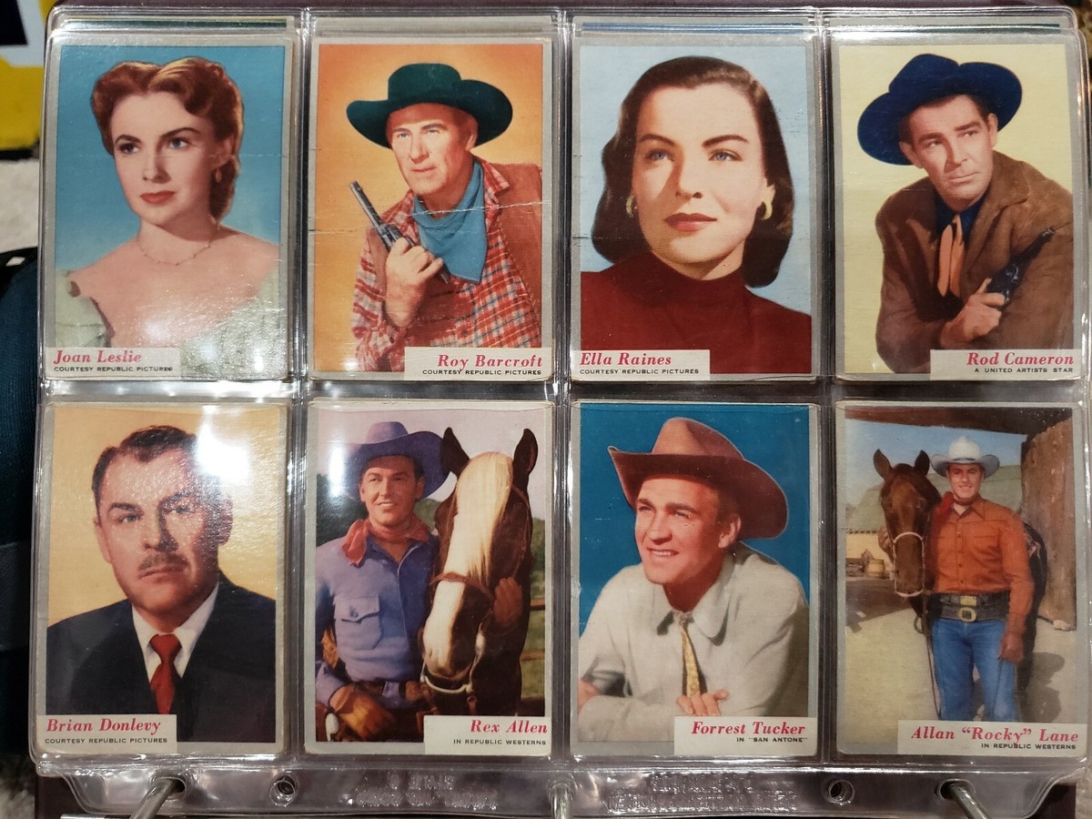 スターウォーズカード 1953 Topps Who-Z-At Star Complete Set 1-80 In Binder Pages