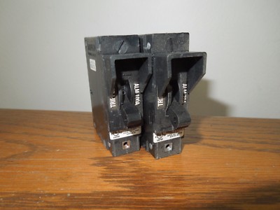 2- Airpax LMLK1-1RLS4-29877 (1-70A & 1-100A) 1p 80 Volt DC 1A Aux Switch Used