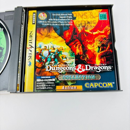 Dungeons & Dragons Collection Sega Saturn SS CAPCOM Action Used Japanese - Picture 8 of 12