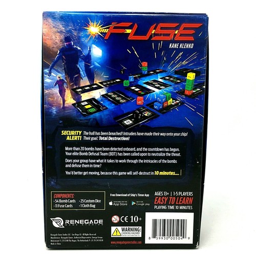 Renegade - Fuse - "This Game Will Self-Destruct In 10 Mins" - Dice/Card Game - Picture 3 of 8