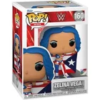 Funko POP! WWE SummerSlam - Zelina Vega Puerto Rico Flag Figure #160 + Protector