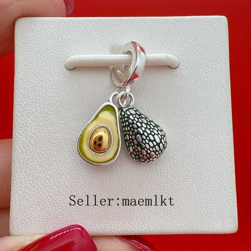 New 925 sterling silver Avocado Charm,Charm for bracelet 763405C01