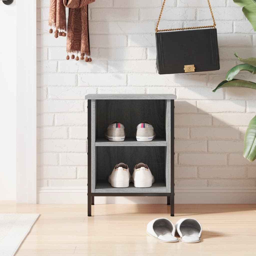 Scarpiera 38x35x50 cm in Legno Grigio Sonoma | Mobile Salvaspazio