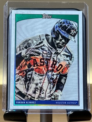 2022 Topps X Lauren Taylor - Wave 2 Yordan Alvarez #39 Green Rainbow Foil /75