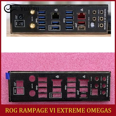 NEW FOR ASUS ROG RAMPAGE VI EXTREME OMEGAS Ｍotherboard I/O Shield Backplate