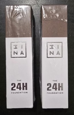 2 x 3INA The 24H Foundation Shade 678 Neu & Versiegelt Langanhaltend Matt