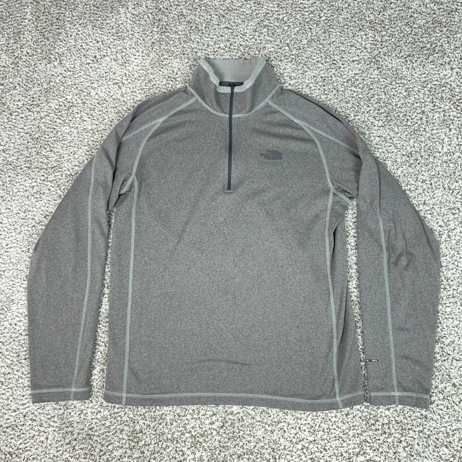 North Face Pullover Mens Medium Gray Quarter Zip Long Sleeve Athletic Hiking Top
Opens in a new wind
