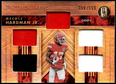 2020 Panini Gold Standard #ML12 Mecole Hardman Jr. Mother Lode #/199 Jersey E1