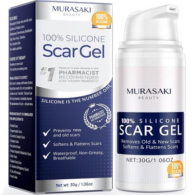 Advanced Scar Gel Effective for C-Section, Stretch Marks, Acne, Surgery, 07/2028