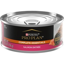 Purina Pro Plan Adult Complete Essentials Salmon Entree Wet Cat Food, 5.5oz,24ct