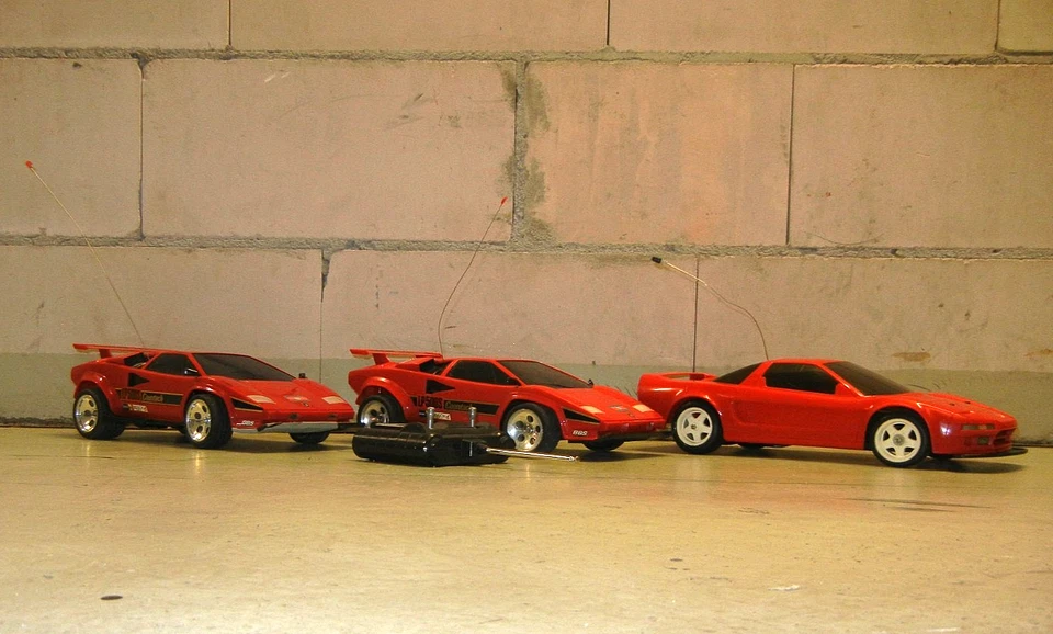 Dickie Taiyo RC Lamborghini Countach nikko tronico Tamiya Honda NSX Acura - Bild 4 von 4