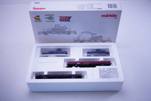 (QQ0280) Märklin 45081 Wagen-Set ‚Technisches Hilfswerk‘, H0 AC, OVP | Zustand: Gebraucht