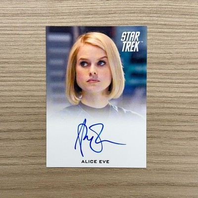 2014 Rittenhouse Star Trek Movies Trading Cards ALICE EVE Autograph - Dr. Marcus