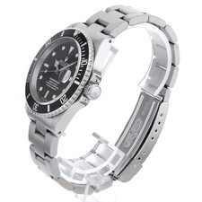 ROLEX SUBMARINER Date 16610 black A Number second hand mens 2