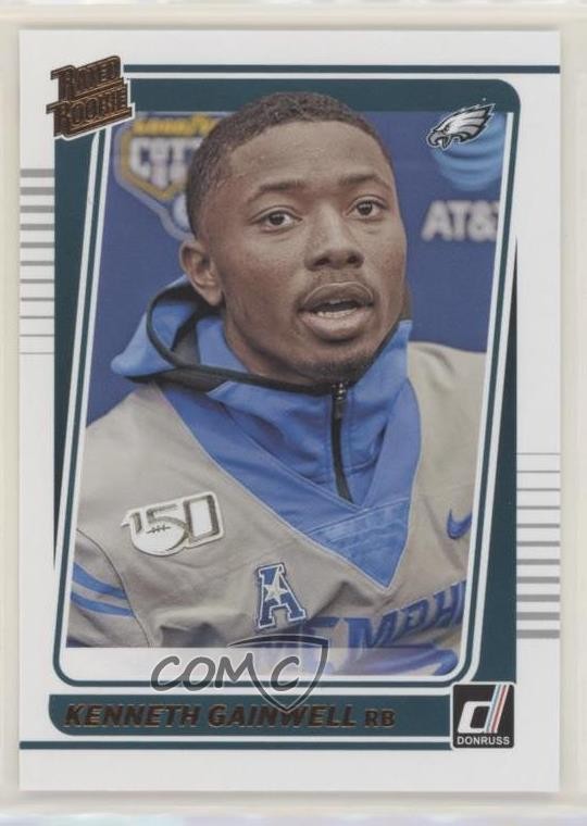 2021 Panini Donruss Rated Rookie Portrait Kenneth Gainwell #267 0q84