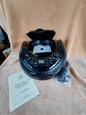 Onn Portable AM/FM CD Boombox ONB17AA001 Tested Works Great Plug-N Batteries.