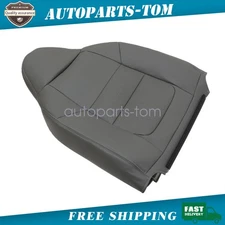 For 2001 Ford F250 F350 Lariat XLT Driver Replacement Leather Seat Cover Gray
