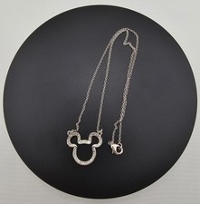 Disney Vintage Mickey Mouse Rhinestone Necklace