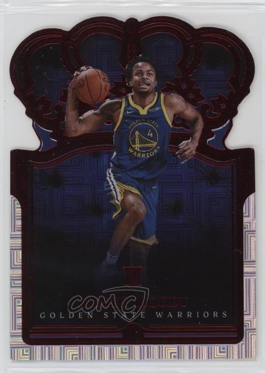 2021-22 Panini Crown Royale Asia Red Moses Moody #91 Rookie RC 1dy7