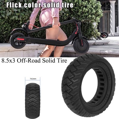 8.5*3'' Off-Road Solid Tires For Vsett 8 Zero 8 Kugoo G2 Scooter Puncture-proof