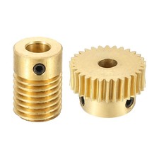 Worm Gear Set 0.5 Module 1:30 Reduction Rate(Gear-4mm Bore, Rod 6mm Bore)