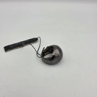 Neu Lane Bryant Handring gehämmert schwarz Metall glänzend rund Stretch verstellbar
