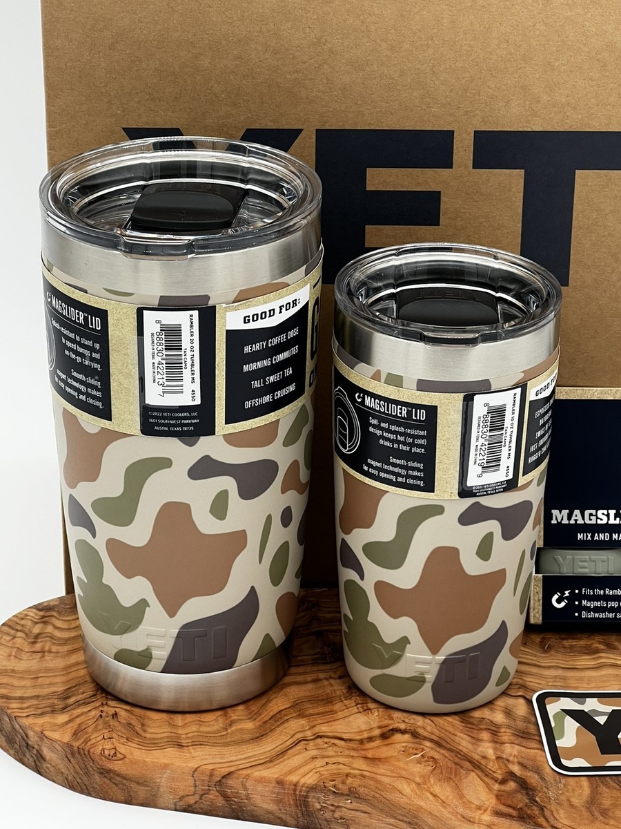 YETI Rambler 10 oz Tumbler カモフラージュ　camo YETI Rambler 10oz Tumbler, Stainless Steel - Tan Camo