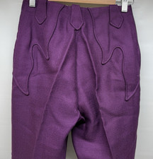 Vintage LASSO Tailored Western Wear Women's Purple Western Flare High Waist Pant