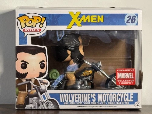 Wolverine's Motorcycle Funko POP! Rides #26 Marvel Collector Corps X-Men