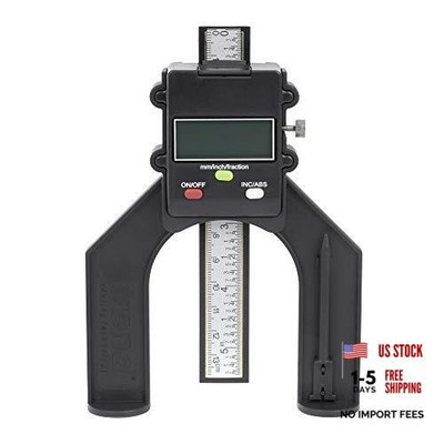  Digital Depth Gauge with 2 23/64 inch Jaw Opening for Precision Rebate and 