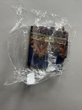 drakes london seidenschal blau gemustert