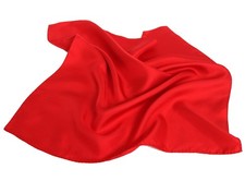 Royal Silk Fine Red Silk Twill Pocket Square for Men 100 Silk - Full-Sized 1...