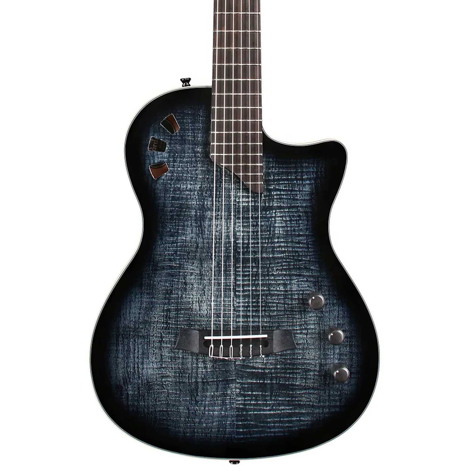 Cordoba Stage Thinbody Nylon Acoustic-Electric Guitar - Black Burst