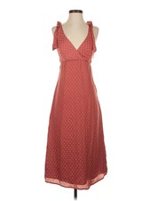 Show Me Your Mumu Women Red Casual Dress XS
