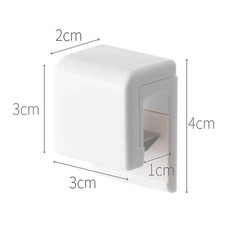 1-100Pcs Punch-Free Toothbrush Holder Wall-Mounted Toothpaste Holder Storage Rac
