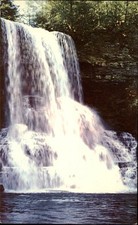 Cascades on Little Stony Creek waterfall ~ Mountain Lake ~ Virginia ~ postcard