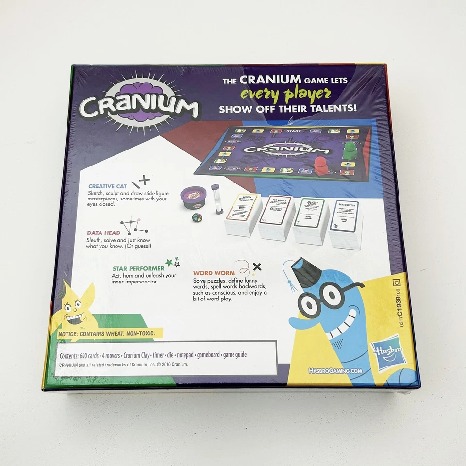 CRANIUM Family Board Game Hasbro - NEW & SEALED - Image 2 of 4