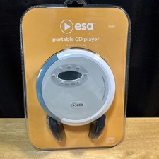 esa -Portable CD Player with Headphones New Sealed PCD391 Vintage 45 Sec Skip