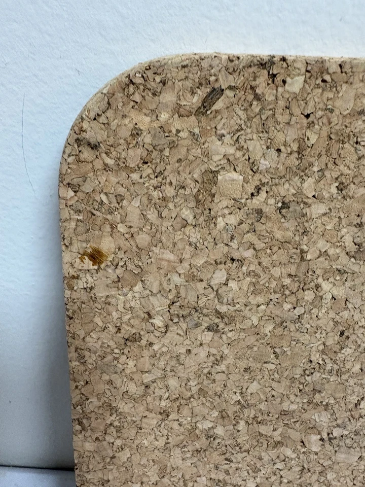 Pampered Chef Set of 2 Cork Trivets Heart Design Round & Square 7.5”  - Image 3 of 3