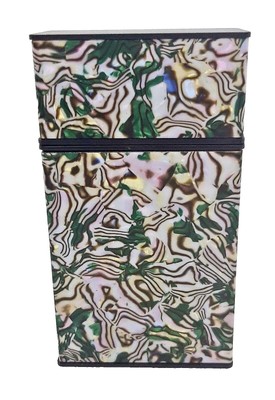 Fujima Mother Of Pearl Wrapped Design Style Push Open 100s Size Case