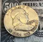1959 P Silver Benjamin Franklin Half Dollar - Nice Find - Combined Shipping