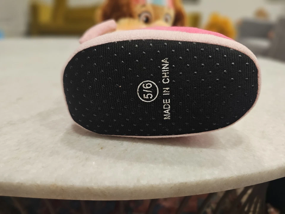 Zapatillas Nickelodeon PAW PATROL para niños pequeños Liberty & Skye felpa 3D niñas talla 5-6 Foto 4 de 4