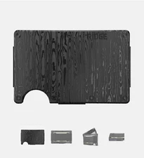  Ridge Black Damascus Bundle CashStrap And Money Clip