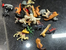 Vintage Plastic Rubber Animal Lot - Cats
