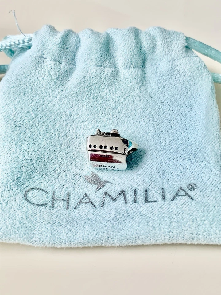 Амулет из чистого серебра Chamilia для браслета круизного корабля лодки - Изображение 2 из 2